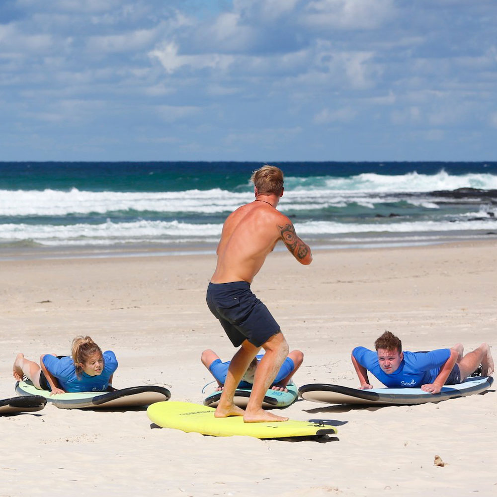 private surf lesson byron bay