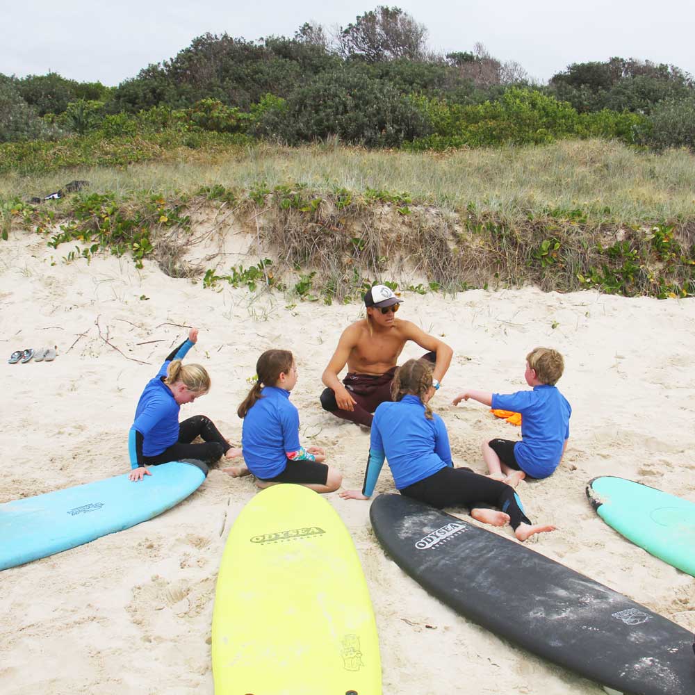 Surfing in Byron | Poster